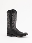 Black Caiman Crocodile Print Leather Stampede Boot | Ferrini Men's Boots | Sam's Tailoring Fine Men Clothing