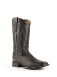 Black Full Quill Ostrich Men's Colt Exotic Boot | Ferrini Men Boots | Sam's Tailoring Fine Men Clothing