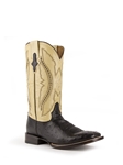 Black/Saddle Genuine Ostrich Morgan Boot | Ferrini Men Boots | Sam's Tailoring Fine Men Clothing