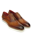 Brown Handmade Casual Oxford Men's Shoe | Paul Parkman Causal Shoes | Sam's Tailoring Fine Men Clothing