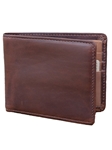 Brown Flat-Fold Handcrafted Leather Wallet | Lejon Leather Wallets | Sam's Tailoring Fine Men's Clothing