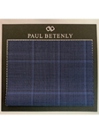 Blue With Sky Check Custom Suit | Paul Betenly Custom Suits | Sam's Tailoring Fine Men's Clothing