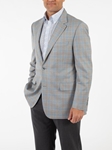 Light Brown Summer Check Superfine Wool Sport Coat | Bobby Jones Sport Coats Collection | Sams Tailoring Fine Men's Clothing