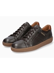 Brown Soft Air Leather Lining Grained Leather Shoe | Mephisto Casual Shoes Collection | Sam's Tailoring Fine Men Clothing
