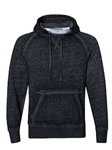 Black Burn Out Fleece Pullover Hoodie  | Georg Roth Sweaters & Hoodies | Sam's Tailoring Fine Men Clothing