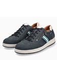 Night Blue Leather Lining Nubuck Men's Sneaker | Mephisto Casual Shoe Collection | Sam's Tailoring Fine Men Clothing