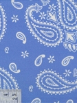 Blue/White Paisley Print Custom Shirt | Emanuel Berg Custom Shirts | Sam's Tailoring Fine Men Clothing