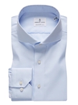 Powder Blue Traveller Twill Dress Shirt | Emanuel Berg Shirts Collection | Sam's Tailoring Fine Men's Clothing