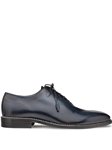 Blue Enterprise Calfskin Plain Toe Shoe | Mezlan Men's Business Shoes | Sam's Tailoring Fine Men's Clothing