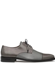 Grey Soka Cap Toe Lace Up Dress Shoe | Mezlan Men's Business Shoes | Sam's Tailoring Fine Men's Clothing
