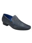 Blue Steel Genuine Shark Matteo Men's Loafer | Belvedere Dress Shoes Collection | Sam's Tailoring Fine Men's Clothing