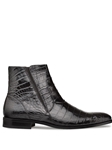 Black Plain Toe Belucci Dress Men's Exotic Boot | Mezlan Men's Metro Shoes | Sam's Tailoring Fine Men's Clothing