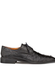 Black Contrast Sole Welt Tillson Exotic Derby Shoe | Mezlan Men's Metro Shoes | Sam's Tailoring Fine Men's Clothing