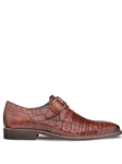 Sport Magnus Crocodile Exotic Single Monk Strap Shoe | Mezlan Men's Metro Shoes | Sam's Tailoring Fine Men's Clothing