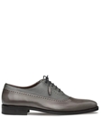 Grey Calfskin Postdam Lace Ups Bal Men's Oxford | Mezlan Men's Metro Shoes | Sam's Tailoring Fine Men's Clothing
