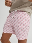 Pink Flamingo Swim Short | Stone Rose Shorts Collection | Sam's Tailoring Fine Men Clothing