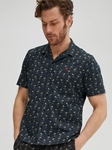 Black Martini T-Series DryTouch Resort Collar Shirt | Stone Rose Short Sleeve Shirts | Sams Tailoring Fine Men Clothing