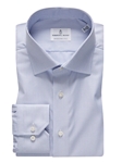Bright Blue Wrinkle Resistant Traveller Dress Shirt | Emanuel Berg Shirts Collection | Sam's Tailoring Fine Men's Clothing