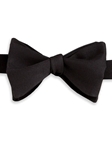 Black Faille Self-Tie Bow Tie | David Donahue Bow Ties Collection | Sam's Tailoring Fine Men's Clothing