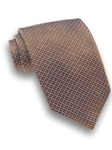 Chocolate Jacquard Silk Tie | David Donahue Ties Collection | Sam's Tailoring Fine Men's Clothing