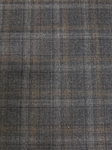 Grey, Brown & White Windowpane Custom Suit | Hart Schaffner Marx Custom Suits | Sam's Tailoring Fine Men's Clothing