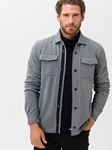 Cliff Santiago Fleece Men's Jacket Shirt | Brax Men's Shirts Collection | Sam's Tailoring Fine Men Clothing