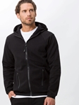 Black Sammy Braxx Lab Full Zip Hoddie Sweater | Brax Men's Sweaters | Sam's Tailoring Fine Men Clothing