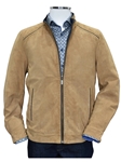Tan Vanderbilt Exclusive Suede Men's Jacket | Marcello Sport Outerwear Collection | Sam's Tailoring Fine Men's Clothing