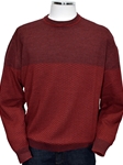 Red Vero Jacquard Knit Merino Wool Sweater | Marcello Sport Sweaters Collection | Sam's Tailoring Fine Men's Clothing
