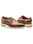 Faggio Custom Burnished Toe Veloce Derby Shoe | Jose Real Lace Up Shoes Collection | Sam's Tailoring Fine Men's Clothing