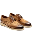 Cuoio Berlina Wingtip Fine Men's Derby Shoe | Jose Real Lace Up Shoes Collection | Sam's Tailoring Fine Men's Clothing