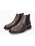 Dark Brown Full Grain Leather Shock Absorber Boot | Mephisto Men's Boots Collection | Sam's Tailoring Fine Men's Clothing