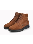 Brown Leather Velvet Soft Air Mid Sole Ankle Boot | Mephisto Men's Boots Collection | Sam's Tailoring Fine Men's Clothing