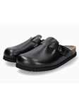 Black Leather Nubuck Air Relax Men's Cork Sandal | Mephisto Men's Sandals | Sams Tailoring Fine Men Clothing
