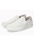 White Leather Lining Grain Leather Slip On Shoe | Mephisto Men's Shoes Collection  | Sam's Tailoring Fine Men Clothing