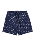 Navy Patterned Margarita Print Swimshort | Stone Rose Shorts Collection | Sams Tailoring Fine Men Clothing