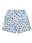 White Citrus Print Men's Patterned Swimshort | Stone Rose Shorts Collection | Sams Tailoring Fine Men Clothing