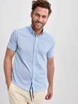 Turquoise Square Short Sleeve Men Jersey Shirt | Stone Rose Short Sleeve Shirts Collection | Sams Tailoring Fine Men Clothing