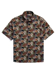 Green Tencel Jungle Short Sleeve Print Men's Shirt | Stone Rose Short Sleeve Shirts Collection | Sams Tailoring Fine Men Clothing