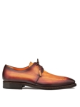 Tan Principe Patina Leather Men's Derby Shoe | Mezlan Lace Up Shoes | Sam's Tailoring Fine Men's Clothing