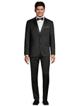 Black Modern Fit Two Button Wool Stretch Men's Tuxedo | Horst Men's Tuxedos | Sam's Tailoring Fine Men Clothing