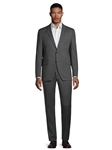 Charcoal Modern Fit Two Button Wool Stretch Men's Suit | Horst Men's Suits | Sam's Tailoring Fine Men Clothing