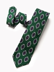 Green Neat Medallion Pattern Men's Tie | Gitman Bros. Ties Collection | Sam's Tailoring Fine Men Clothing