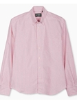 Red Stripe Spring Oxford Men's Weekend Shirt | Gitman Sport Shirts Collection | Sam's Tailoring Fine Men Clothing