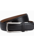 Black Avignon 1 3/8" Strap Luxury Men's Belt | NexBelt Dress Belts | Sam's Tailoring Fine Men's Clothing
