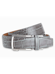 Grey Alligator 1 3/8" Strap Classy Men's Dress Belt | NexBelt Dress Belts | Sam's Tailoring Fine Men's Clothing