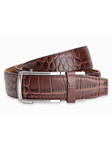 Coffee Alligator 1 3/8" Strap Men's Dress Belt | NexBelt Dress Belts | Sam's Tailoring Fine Men's Clothing