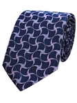 Navy Woven Neat Silk Men's Tie | Gitman Bros. Ties Collection | Sam's Tailoring Fine Men Clothing