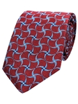 Red Woven Neat Silk Men's Tie | Gitman Bros. Ties Collection | Sam's Tailoring Fine Men Clothing