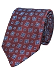 Burgundy Woven Neat Silk Men's Tie | Gitman Bros. Ties Collection | Sam's Tailoring Fine Men Clothing